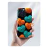 Furry Heart Clear Phone Case For Iphone 17 Air 16 Pro Max 15 Pro 14 Plus 17E 16E 11 13 12 Mini Cover Cases Fundas Cell TPU Capa