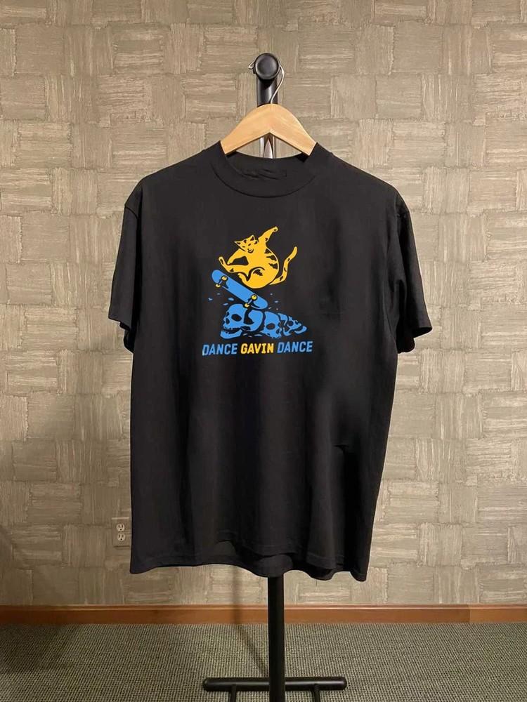 Rare Dance Gavin Dance Funny Cat Band Tour Gift For Fan Tshirt Unisex T-Shirt XXXXL