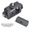 3 in 1 Square Mobile Phone Mount Adapter Fill Light Holder Bracket for Live Broadcast