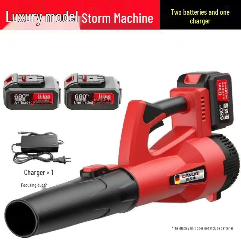 Suflantă de praf industrială reîncărcabilă fără fir - Suflantă puternică Storm cu baterie litiu
