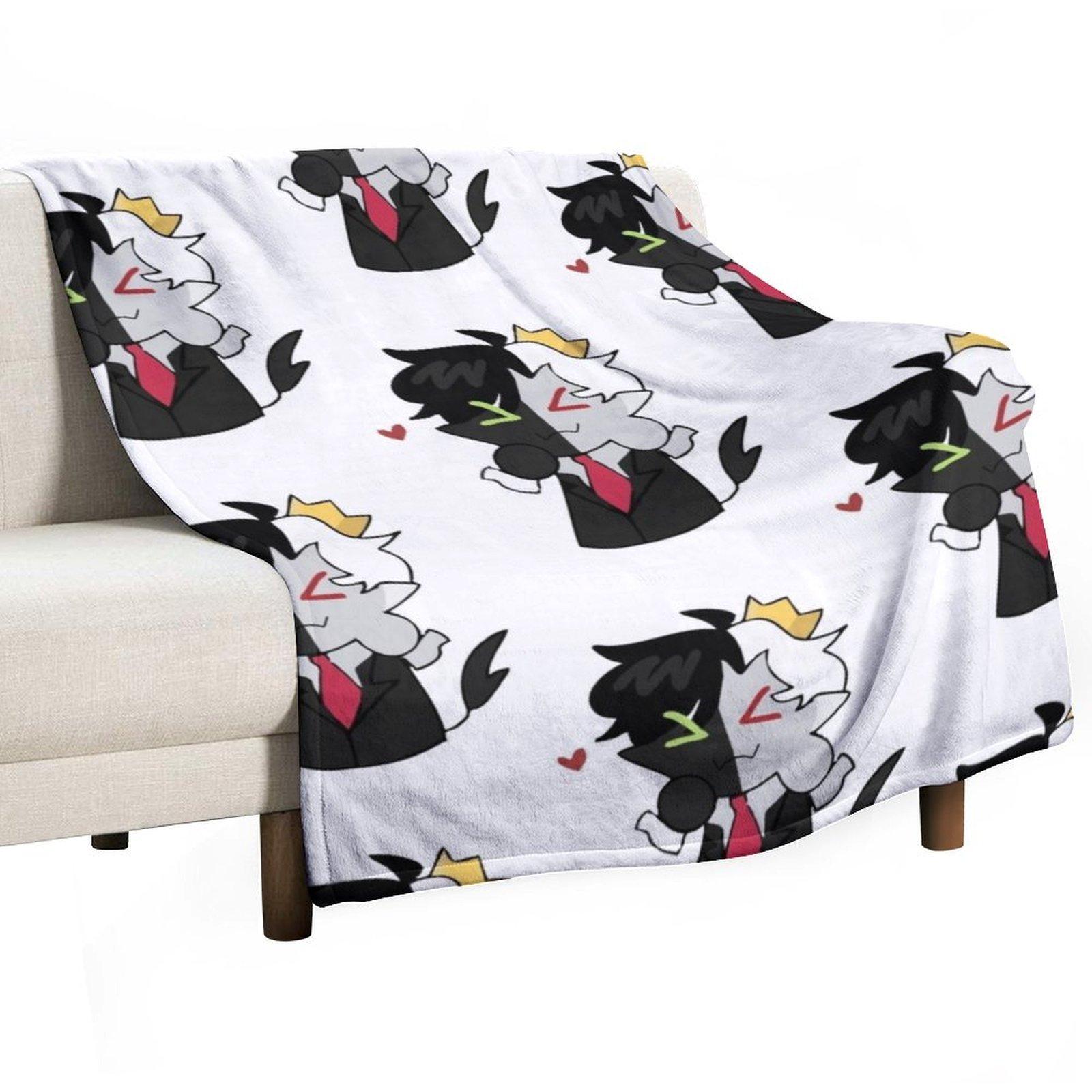Ranboo Throw Blanket warm for winter funny gift Flannel Fabric Softest Blankets 30x40in