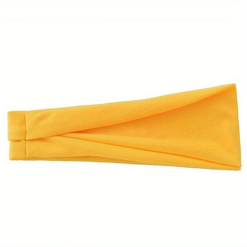 1Pcs Women Solid Color Elastic Hair Band Sport Head Band Gym Yoga Hair Strap Girls Running Washing Face Hairbands