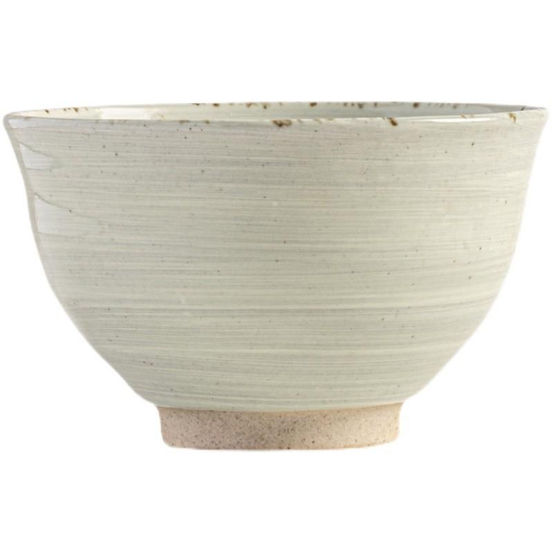 Ceramic Quaint Rice Bowl Large Collection Household Cute Dessert Fruit Bowl Practical Retro Soup Bowl