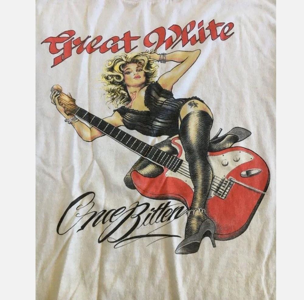 Great White We love our fans- nothing says love band shirt Unisex T-Shirt XXL