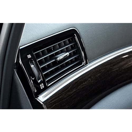 SecondStage Nissan ELGRAND E52 Late Compatible Duct Panel Piano Black SHN0100BLK