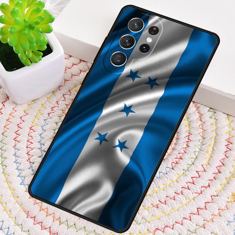 Honduras National Flag Silicone Phone Case For Samsung Galaxy note 10 pro S26 S25 S24 S23 S22 S21 Plus S25Ultra Capa Cover