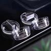 2pc Stove Knob Cover Clear Black Universal Size Gas Knob Covers Knob Covers Prevent Kids & Pets from Turning On Stoves