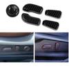 Carbon Fiber Style Seat Adjustment Button Cover trim for Subaru Crosstrek XV