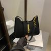 Schicke französische Stil Kunstleder Umhängetasche 2026 Neue Mode Damen Achseltasche