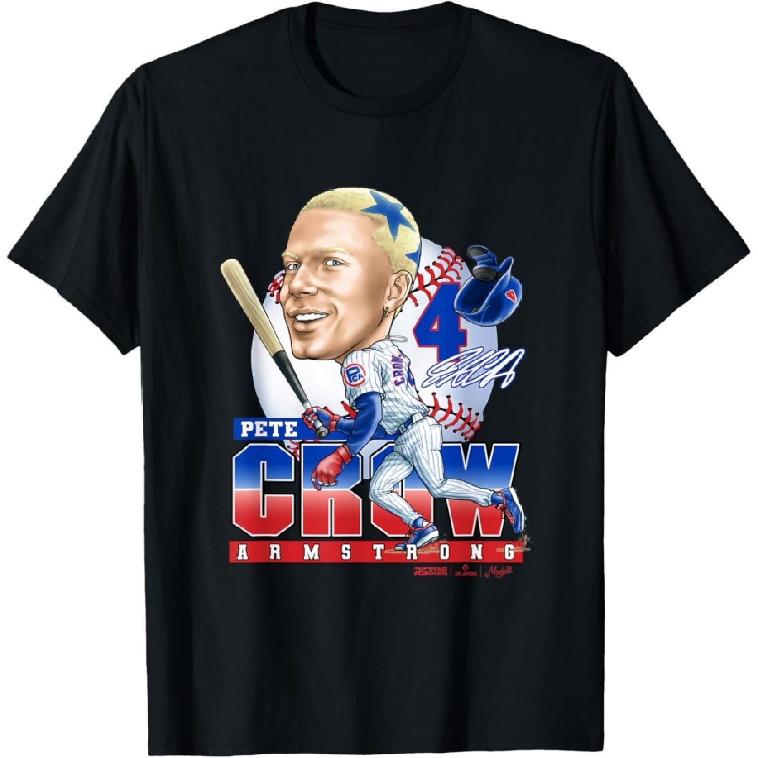 Pete Crow-Armstrong Chicago Baseball Mudge Studios T-Shirt(1) S