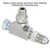 Adapter Fitting Tee 3 Way 1 8  NPT to 4AN & Plug Block Oil Feed Pressure Sensor