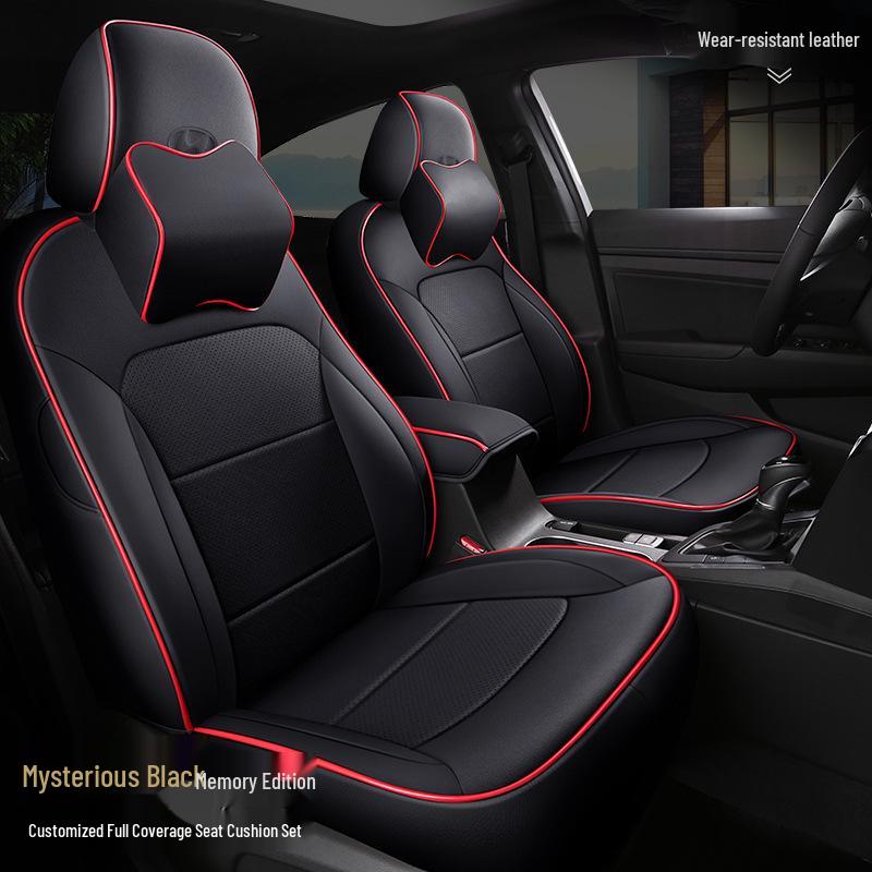 OMN Custom Full-Coverage Sports Leather Car Seat Cover for Lingdong - All Season