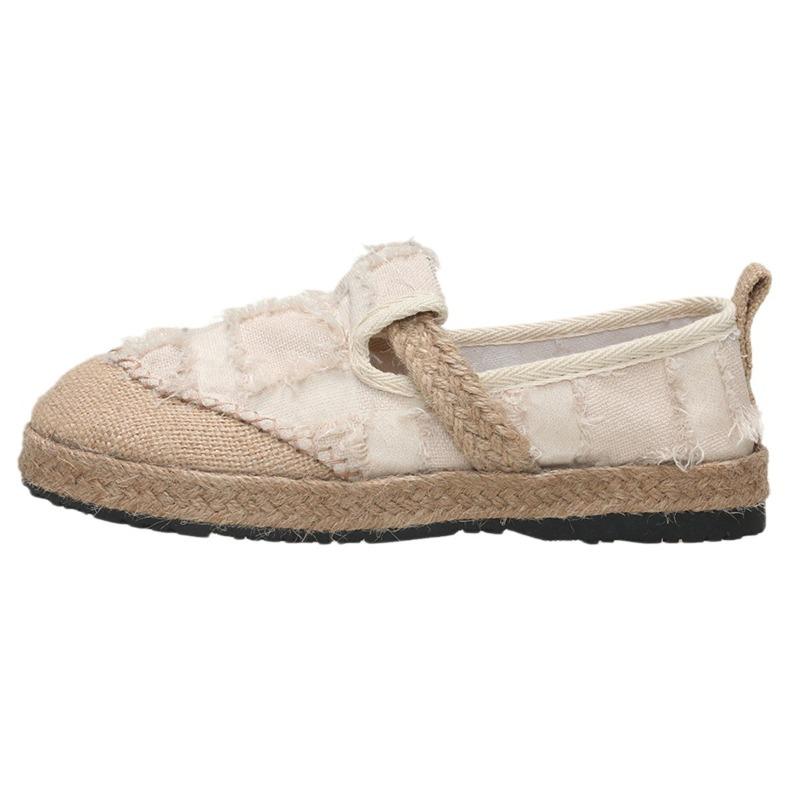 Women's Hemp Rope Bottom Ethnic Style LazyCasual Single Shoes