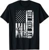 Dirt Bike DAD American Flag Biking Motocross Biker Classic T-Shirt