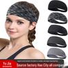 European & American Sweat-Wicking Antiperspirant Running Headband for Women