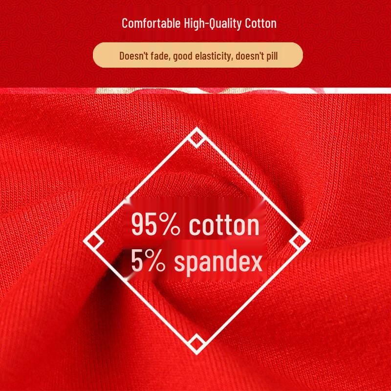 Fengxiao Women's High-Waist Pure Cotton Briefs