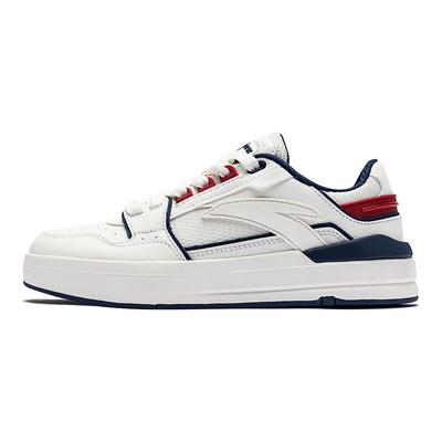 Street Fun Lite Lifestyle Series Trendy Versatile Slip Resistant Durable Low Top Skate Shoes Women Sneaker White Blue 122518071R-4