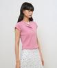 GENERALIDEA Snap Henley Neck T-Shirt [Pink] / Gf2Lts528