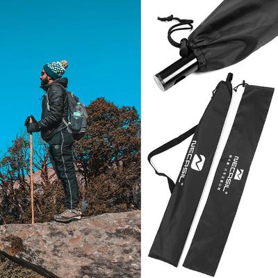 Trekkingstock Schwarz Alpenstock Aufbewahrungstasche Wanderstöcke Halter Wandern Reise Oxford Pakettaschen