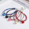 Colorful Ethnic-Style Adjustable Pet Collar with Bell for Cats and Puppies