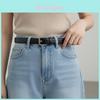 Casual Leather Belt For Women With Alloy Buckle For Office And Weekend Wear