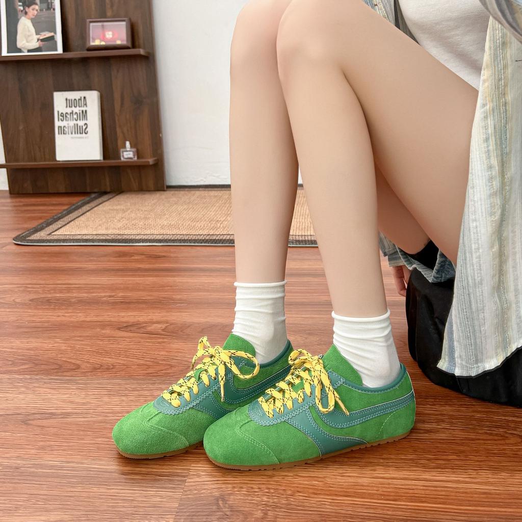 Grape mother summer new retro dad shoes women's trendy cool outer wear high-end sports shoes front lace-up college style