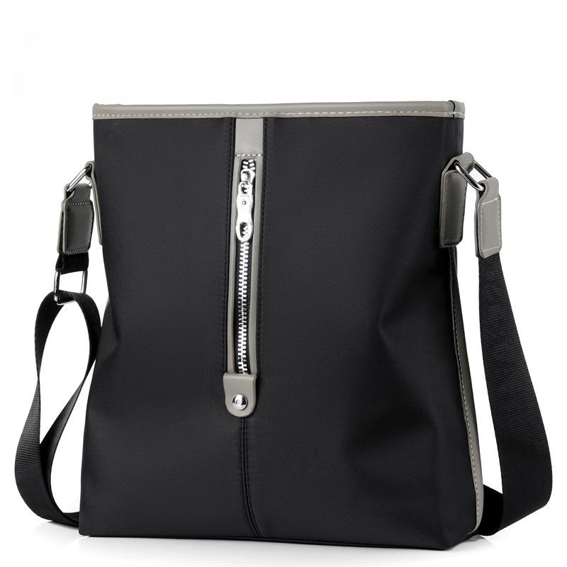 Men's Fashionable Oxford Cloth Shoulder Bag - Casual Vertical Crossbody Messenger Backpack