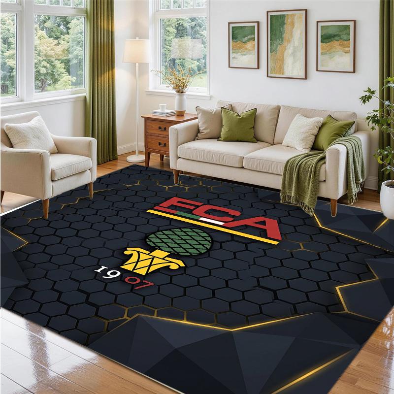 FC Augsburg FC Design Crystal Velvet Rug Soft Decorative Mat for Bedroom Entrance