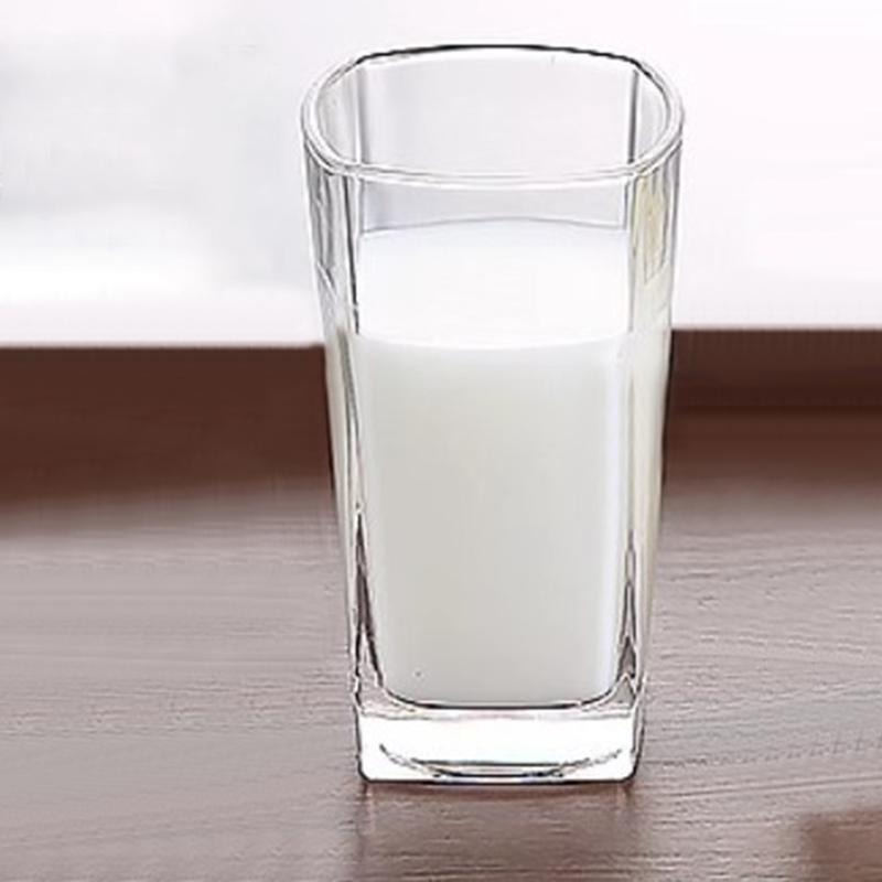 2pcs Set 220ml Thick Bottomed Square Straight Glass Bar Beer Cup Foreign Wine Brandy Cocktail Mugs Club Transparent Drinkware