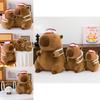 Capybara Plush Toy With Soft Pp Cotton Filling For Kids Bedroom Decor