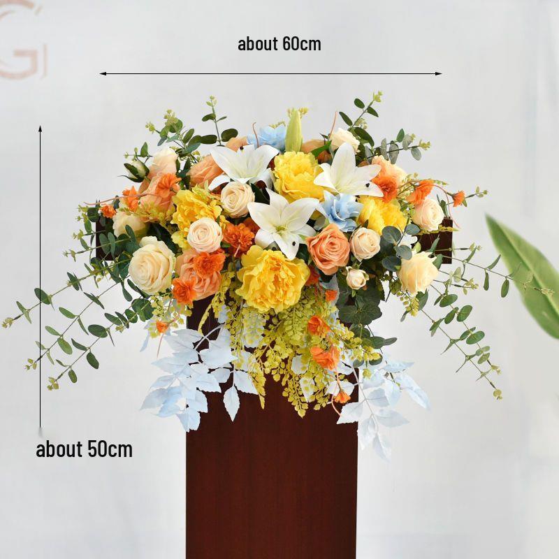 Artificial Flower Centerpiece for Business Meetings, Banquets, and Speaker's Table