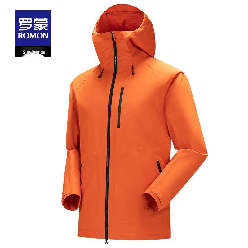 ROMON Unisex Casual Hooded Jacket