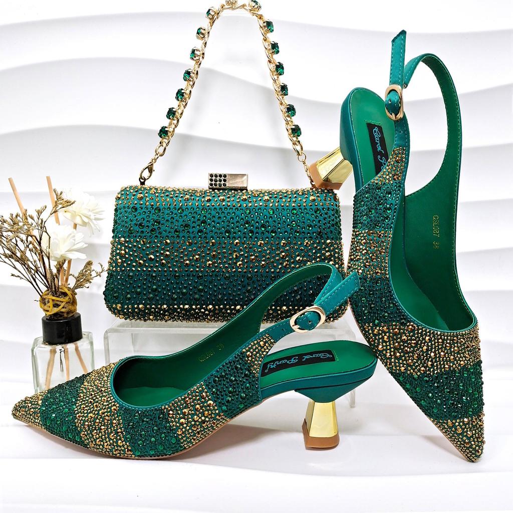 Damen Spitzschuh & Tasche Set: Sexy, Europäischer & Amerikanischer Stil, Schneller Versand, Auf Lager