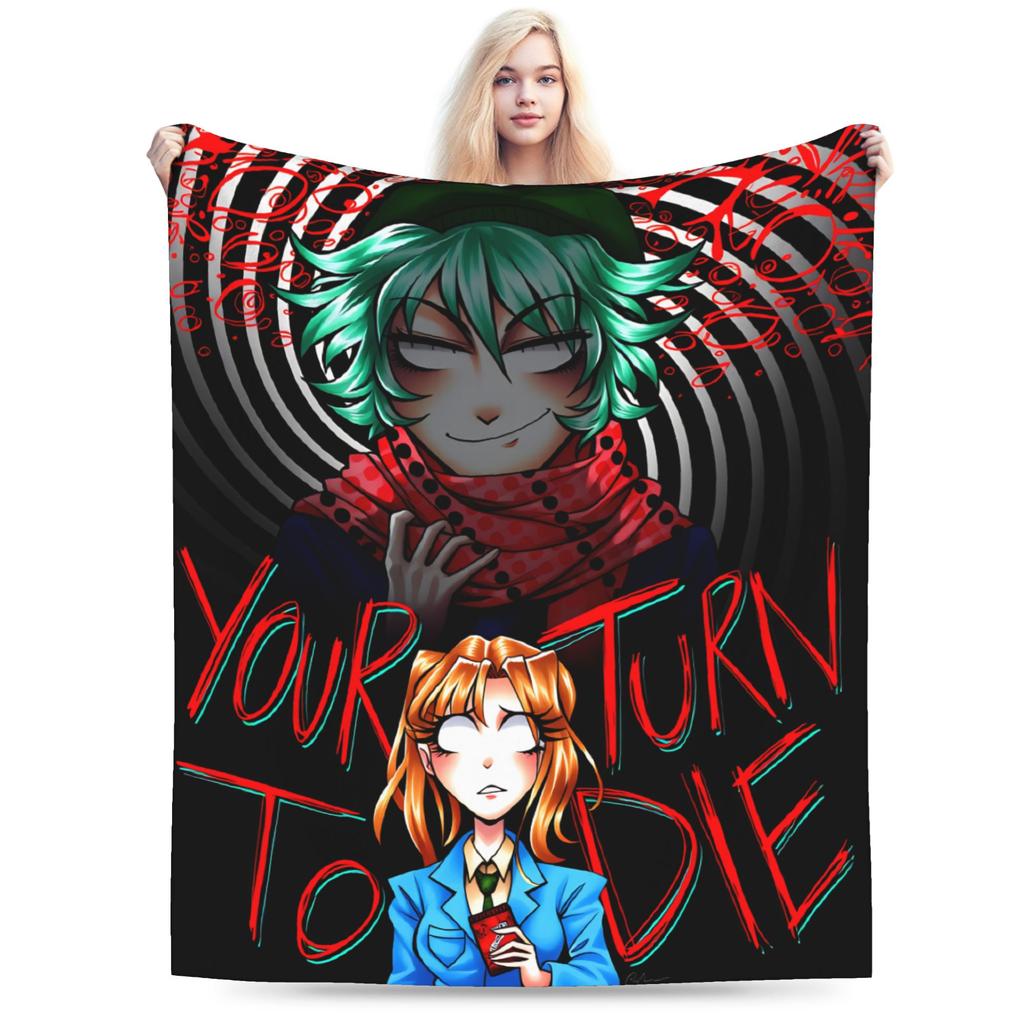 Soft Warm Blanket Your Turn To Die Child Plush Throw Blanket Street Trend Couch Chair Flannel Bedspread Sofa Bed Cover