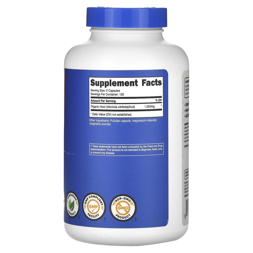 Noni, 240 capsules (500 mg per capsule)