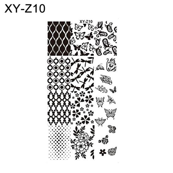 DIY vánoční styl nail art razítko šablona šablony razítka na manikúru