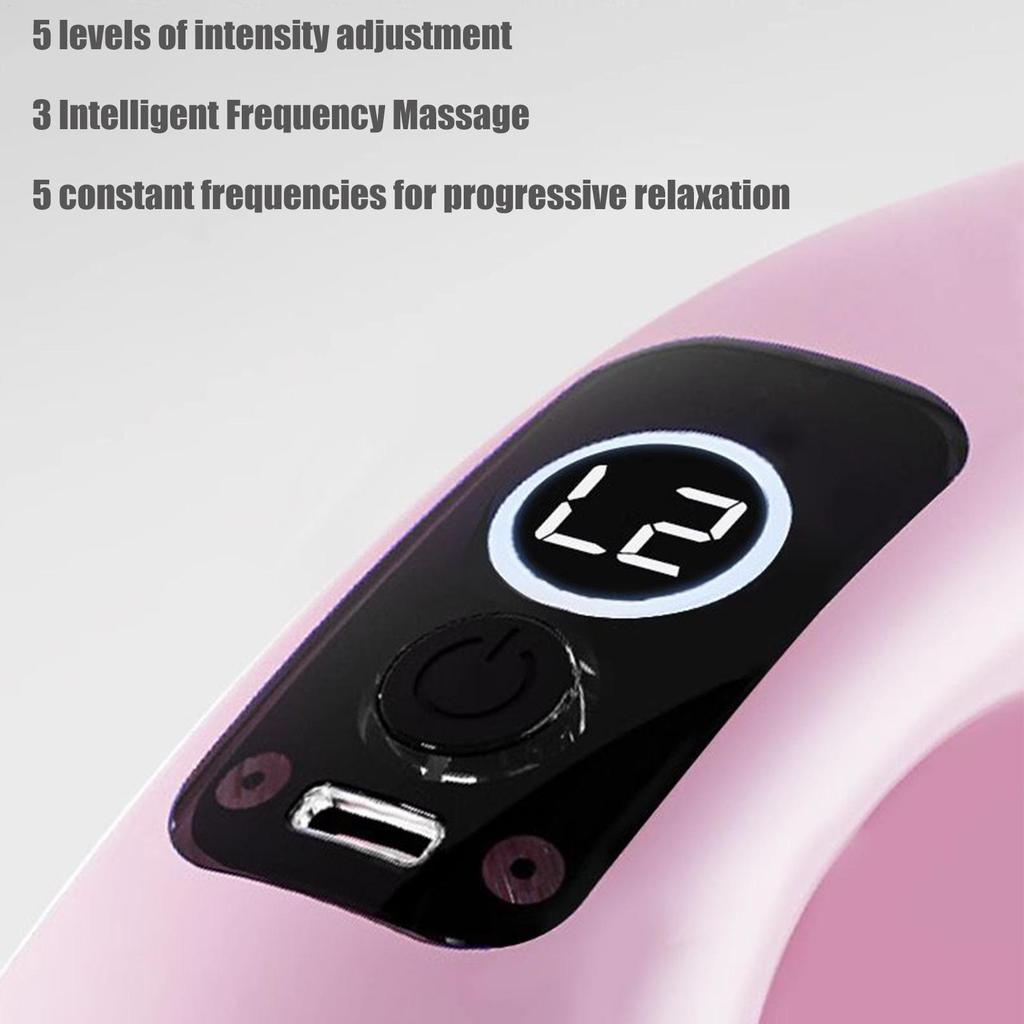 Percussion Massagers For Muscles Ergonomic Shoulder Massage Cordless Lightweight Body Shaping Ring Tool For Neck & Body Muscle