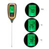 4 In 1 LCD Moisture Temperature Sunlight PH Tester Meter Garden Soil