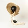 European, American Spring and Summer New Retro Hand-woven Big Eaves Lafite Loli Hat Outdoor Travel Sunshade Sun Protection Big Edge Straw Hat