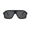 Retro Square Large Sunglasses Women Designer Vintage Sun Glasses Female Male Fashion Mirror Punk Outdoor Shades
