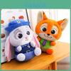 Zootopia Plush Toy Nick Judy Cartoon Stuffed Animal For Children Playroom Decor