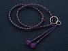 Kyoto Buddhist Altar Hayashi Prayer Beads Jodo Sect Amethyst Official Ceremony Bag Kyoto Prayer Beads (For Women) [Bead Set] SW-011
