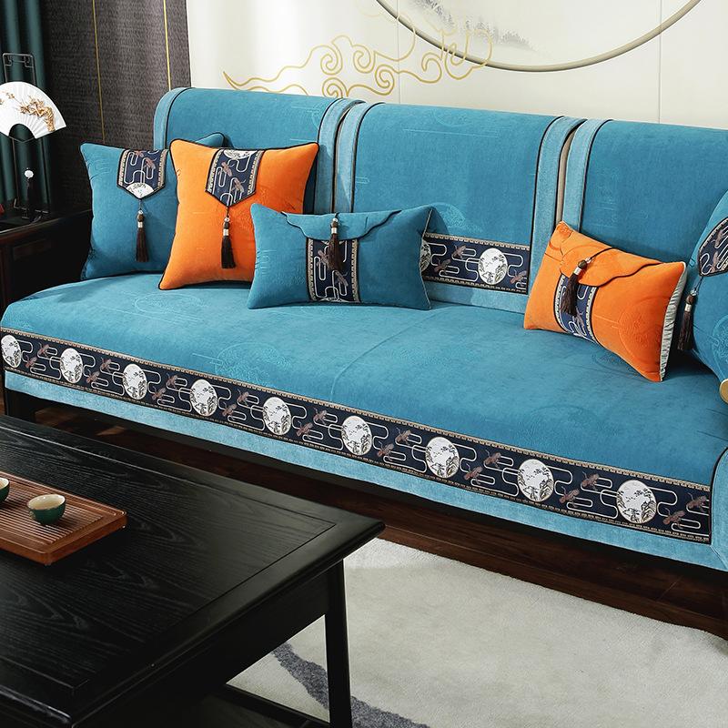 

Подушка для дивана из красного дерева, чехол для дивана, полностью покрытый песком, защитная ткань, высококачественное ощущение, 123 комбинированных противоскользящих накладки 70*70