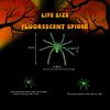 50/100Pcs Party DIY Decoration Halloween Luminous Rubber Fake Spider Plastic Figure Prank Toy