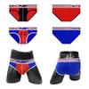 Trendy Low Rise Color Block Slim Fit Hip-Lifting Men's Sport Briefs