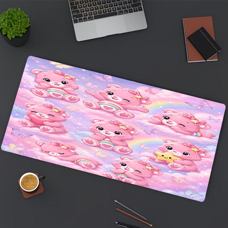 Care Bears Print Mouse Pad, for Keyboard Pad Laptop PC Mat for Office Home Use, Desk Decor, Perfect Birthday Gift for Gamers