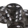 [Generic] Set of 10 Tabletop Role-Playing Game Acrylic Toy Six-Sided Dice, D6, Available in 10 Colors - Black