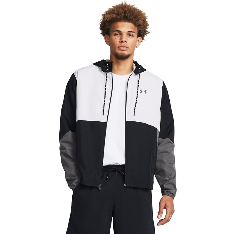 

[Under Armor] UA Legacy Windbreaker Black/Castlerock/Castlerock XL