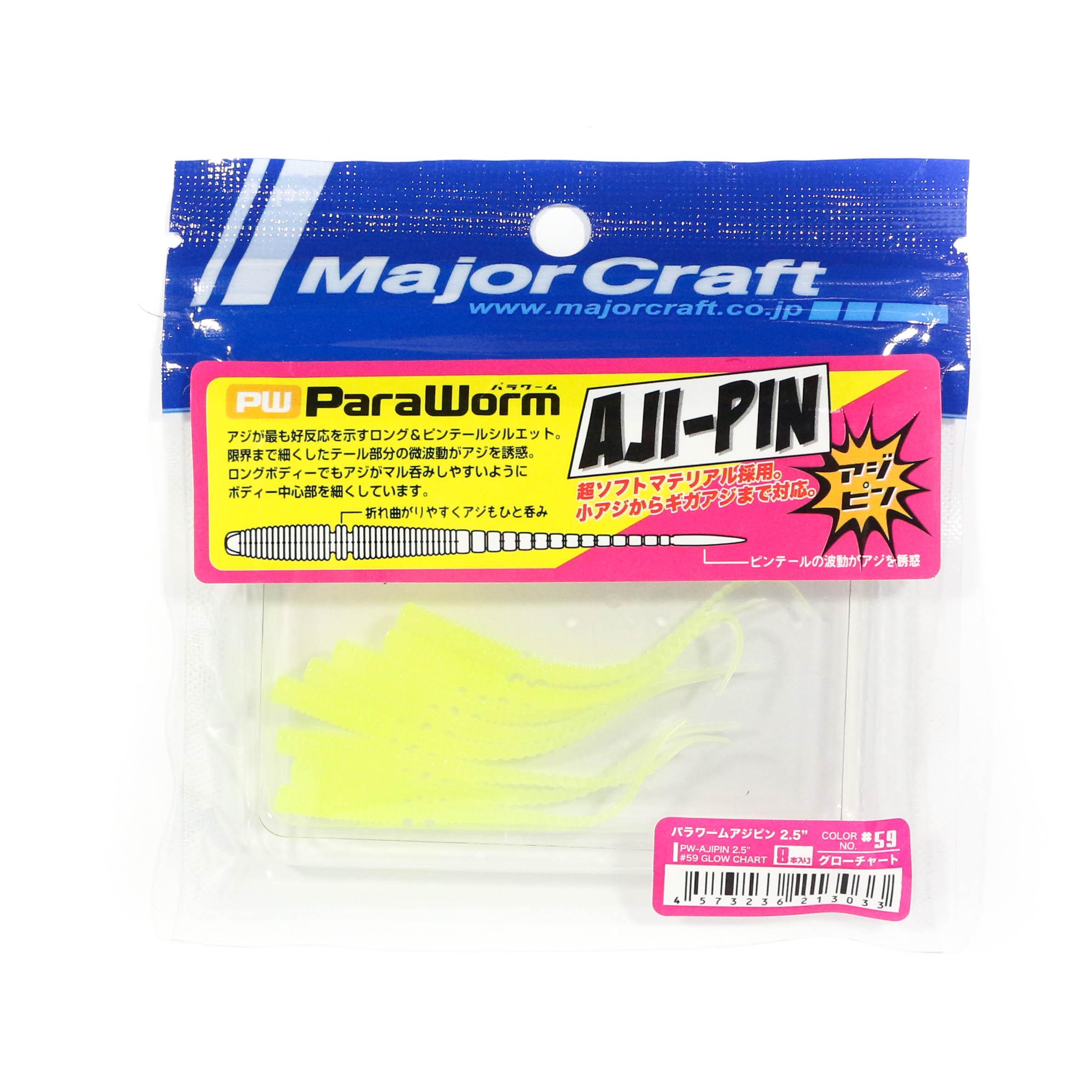 

Распродажа Мягкая пластиковая приманка Major Craft Paraworm PW-AJI PIN 2,5 059 (3033)