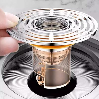 Magnetic Self-Closing Anti-odor Floor Drain Core Shower Floor Strainer Cover Anti-blocking Bathroom Toilet Sewer Kitchen Drain